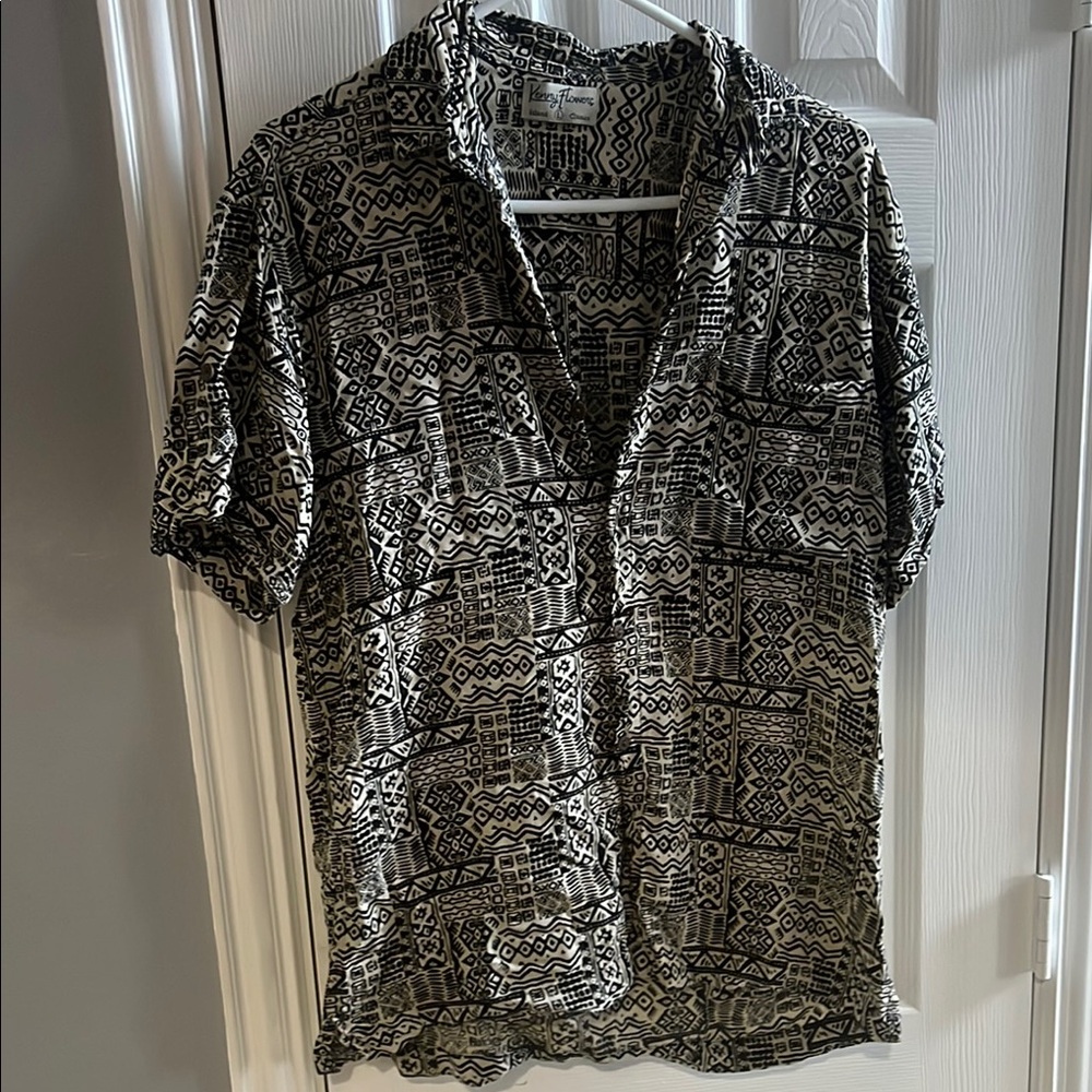 Kenny Flowers Casual Button Down Shirt in Gunmetal Gray